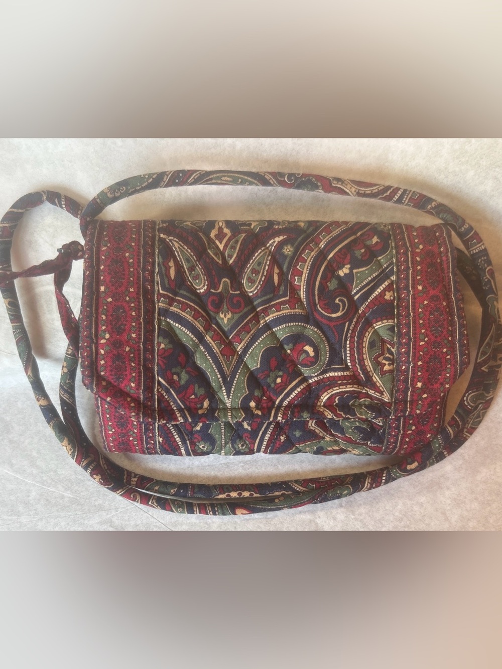 Vintage Vera Bradley Clutch Wallet With Removable Strap In Medallion Retired